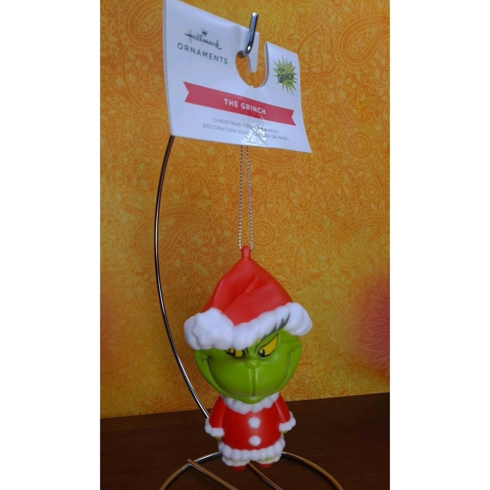 NEW Hallmark Ornament The Grinch 3" The Grinch Who Stole Christmas Dr Seuss